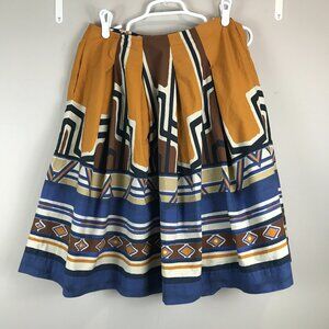 Women's 123 Paris 100% cotton skirt with pockets Size 40 F